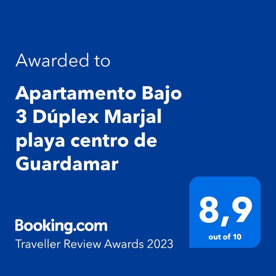 גוארדמר דל סגורה Apartamento Bajo 3 Duplex Marjal Playa Centro De Guardamar מראה חיצוני תמונה